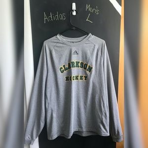 Adidas Long-Sleeve Shirt (Collegiate)